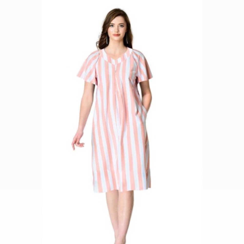 Bold Sea Stripe Shift Dress